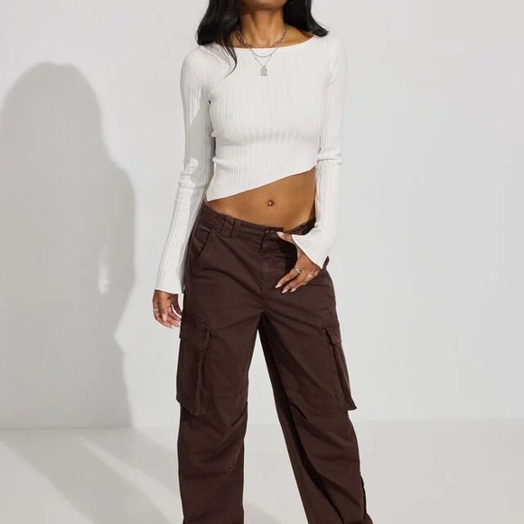 Garage Bodycon Boat Neck Sweater XS - Picture 2 of 4